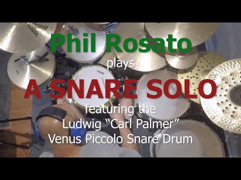 Phil Rosato - amazing Snare Solo using "Whipping Cream Roll"