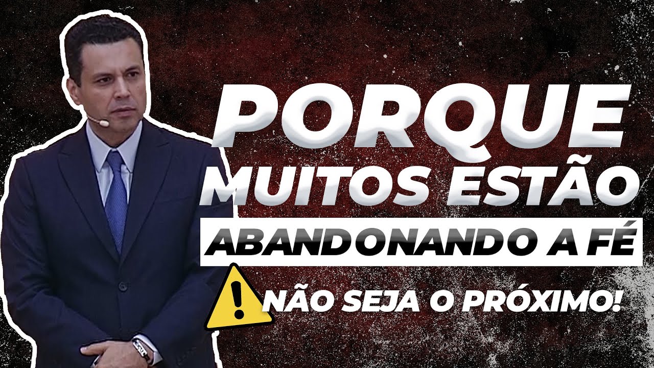 O REAL MOTIVO por que MUITOS estão abandonando a fé (CUIDADO, você pode ser o próximo!)