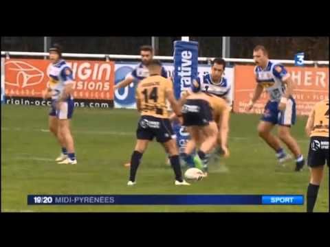 Reportage TO Broncos vs SO Avignon JT 19/20 France 3 Midi-Pyrénées 04.10.2015