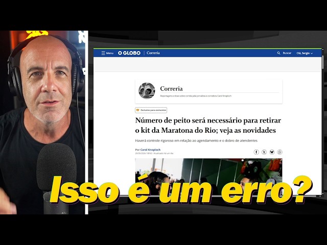O AGENDAMENTO de KITS na MARATONA do RIO é UM ERRO?