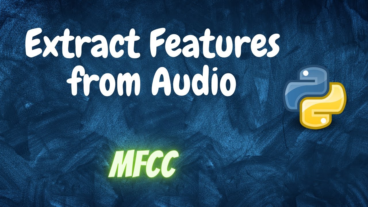 Extract Features from Audio File | MFCC | Python