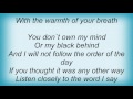 Fishbone - The Warmth Of Your Breath Lyrics