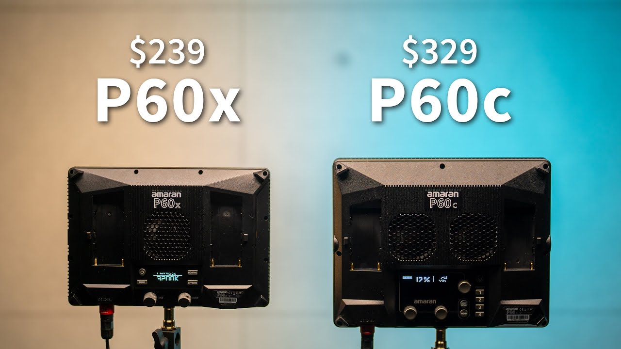 Aputure's $329 RGBWW Panel - amaran P60c and P60x Review