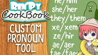 Ren'py Custom Pronoun Tool