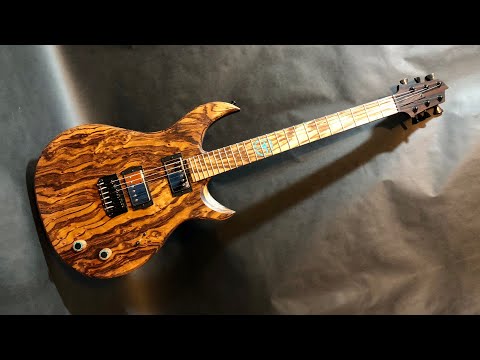 Custom Guitar Build - The Basilisk - Birdseye Zebrawood Top [Full Build]