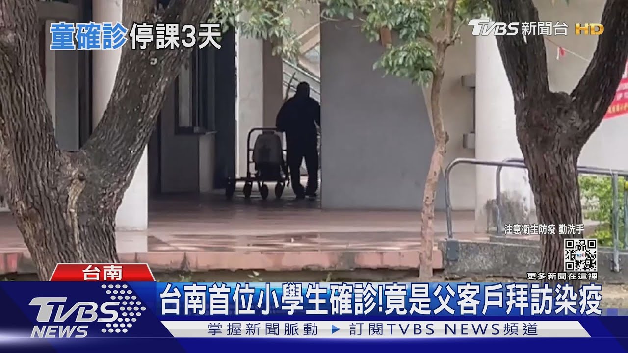 台南首位小學生確診! 竟是父客戶拜訪染疫