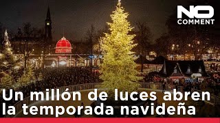 Los Jardines de Tivoli de Copenhague abren la temporada navideña con más de 1 millón de luces