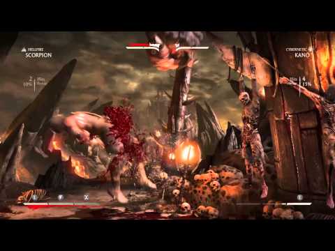 Mortal Kombat X Scorpion vs. Kano