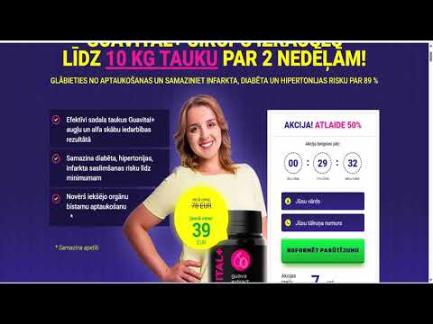 Guavital+ sīrups izkausēs Līdz 10 kg tauku par 2 nedēļām! (Latvia)