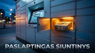 Kelionė į paštomatą netikėto siuntinio .A trip to the parcel locker for an unexpected package.