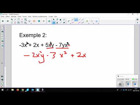 réduire des expressions algébriques