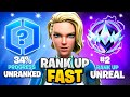 How to Rank Up FAST in Fortnite Chapter 5 Season 3! (REACH UNREAL FAST)