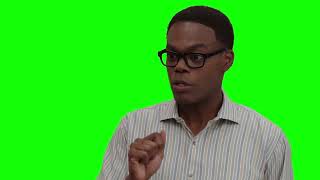 Chidi "that's worse, you do get how that's worse, right?" The Good Place green screen