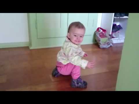 Freudenschrei einer Tochter