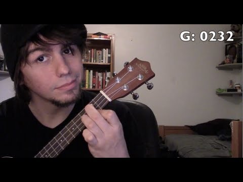 Ukulele: Easy beginner songs 3 - 4 chords, 9 songs (G)