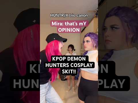 Kpop demon hunters deleted scene 💀 #kpopdemonhunters #huntrix #cosplay #sajaboys