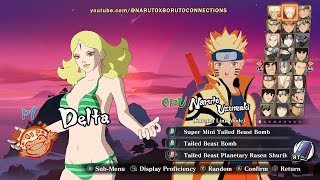 NARUTO X BORUTO Ultimate Ninja STORM CONNECTIONS | Character Select (MOD Roster UPDATE!)