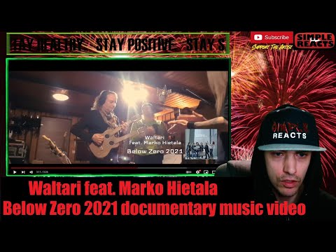 Waltari feat. Marko Hietala - Below Zero 2021 (documentary music video) Reaction