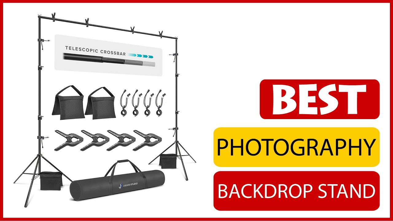 ✅ Best Photography Backdrop Stand In 2023 🏆 5 Items Tested & Buying Guide