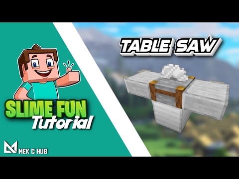 #12 MINECRAFT : Slimefun Tutorial | Basic Machine ➡️ [ Table Saw ]