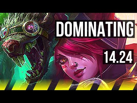 TWITCH & Elise vs XAYAH & Rell (ADC) | Dominating | KR Grandmaster | 14.24