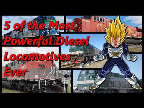 The 5 Most Powerful Diesel Locomotives Ever | History in the Dark
