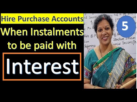 1 Hire Purchase Accounts Introduction Class Journal Entries in the books of Hire Purchaser