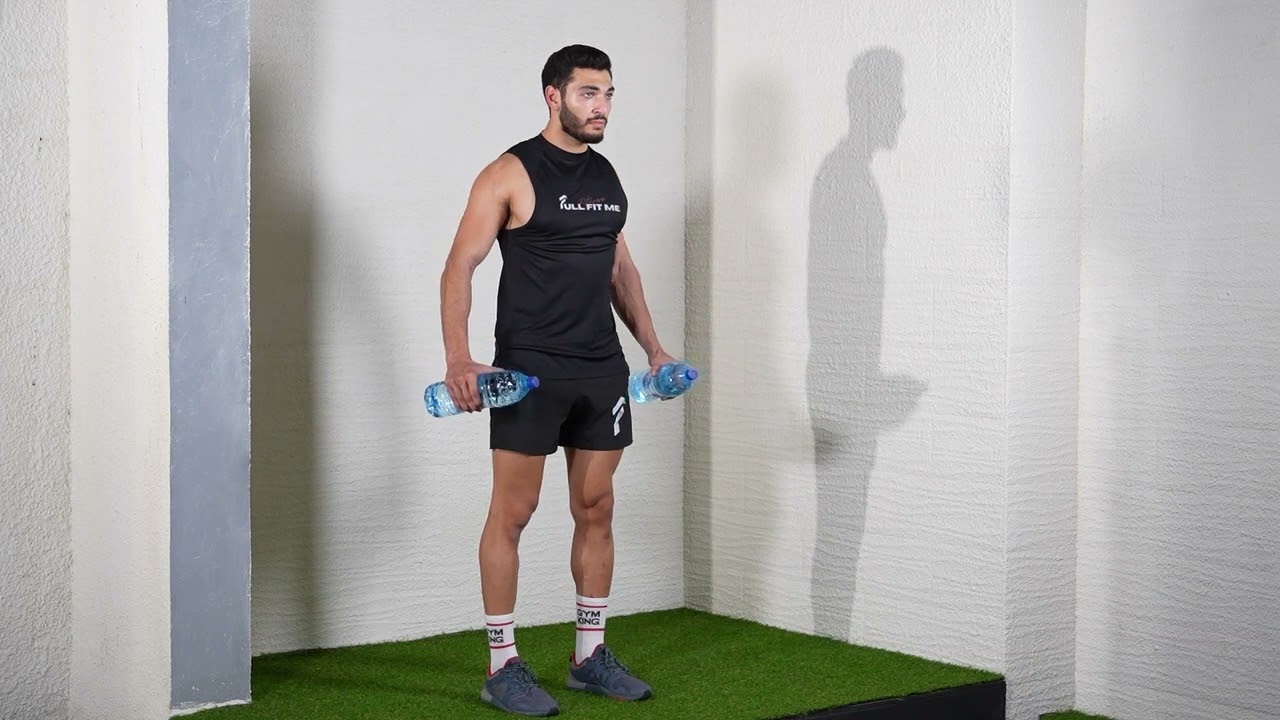 Lateral Raises with Weighted Objects exercise thumbnail