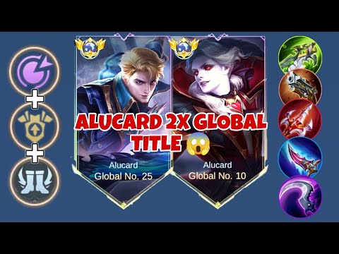 THIS IS HOW I REACHED TOP GLOBAL ALUCARD ON 2 ACCOUNTS!! 😱 | ALUCARD BEST EMBLEM & BUILD! | MUST TRY