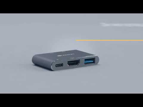 Canyon Thunderbolt 3 docking station 3-in-1 DS-1 video