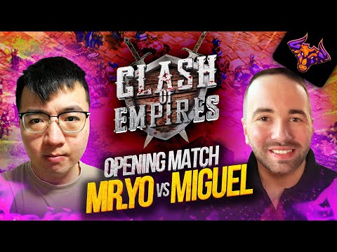 MR.YO vs Miguel Opening Match in Clash of Empires - Super Agro settings
