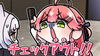 【手描き】決め台詞がホテルすぎるみこち【紫咲シオン/さくらみこ/hololive】