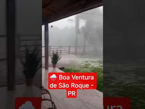Aconteceu !chuva e granizo/Boa Ventura de São Roque#alerta #chuvas