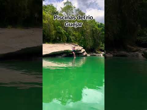 Pasadia en las piscinas del rio Guejar en zona rural de lejanias #destacar#seguidores#lejaniasmeta