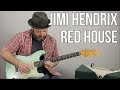 Jimi Hendrix Red House Inspired Guitar Lesson + Tutorial