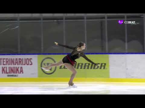Kaunas Ice Spring Cup 2024 Senior B Women FS Kamile KIJANSKAITE LTU