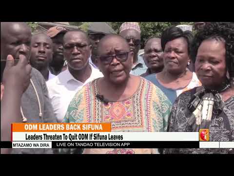 ODM LEADERS BACK SIFUNA