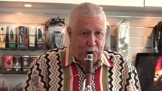 Paquito d'Rivera and his friends visiting the New York Vandoren Studio