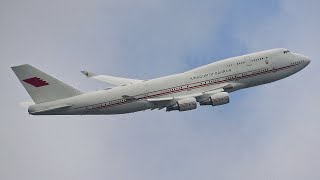 LONDON HEATHROW PLANE SPOTTING ✈️ FT A ROYAL 747 - 18/5/25 4K