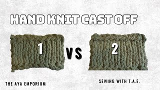 How to finish your hand knit project