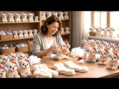 GENIUS💰! I Made 50+ & SOLD ALL in 5 Hours! Cute Dog from OLD Socks! ♻️