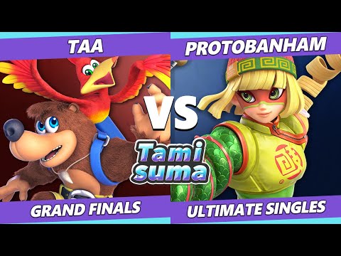 TAMISUMA Championship GRAND FINALS - Taa (Pichu, Banjo) Vs ProtoBanham (Min Min) SSBU Smash Ultimate