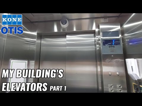 AT HOME: 1998 KONE TMS50 (mod. OTIS) Traction Elevators (Passenger) - My Apt. Building - GO, BR