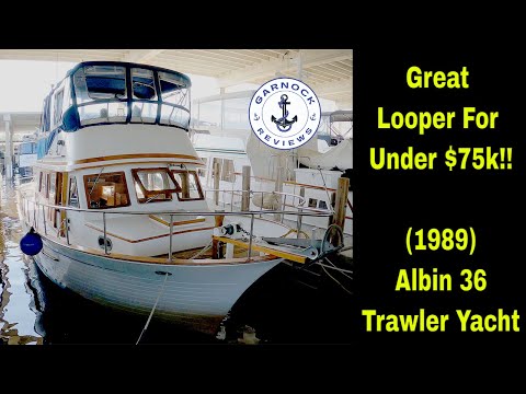 [Sold] - Great Looper For Under $75k!! - (1989) Albin 36 Trawler Yacht For Sale