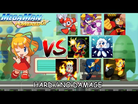 Mega Man Powered Up: All Bosses as ROLL (Hard/No Damage)