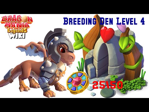 How To Upgrad Breeding Den Level 4 - Hatched Gladiator Dragon | Dragon Mania Legends