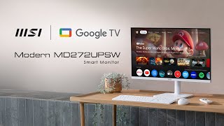 MSI Modern MD272UPSW | Best Smart Monitor for Watching 
