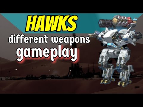 🌟Hawk gameplay | different setups | War Robots