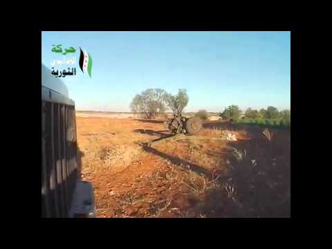 استهداف بصواريخ غراد من قبل حركة الفدائيين الثورية ضمن تجمع القبضة الواحدة على مطار حماة العسكري