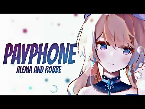 Nightcore - Payphone // Alema and Robbe (Female Cover) (Lyrics)